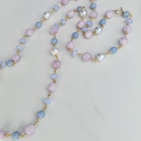 Image 4 of Kunzite & Australian Pearl Necklace