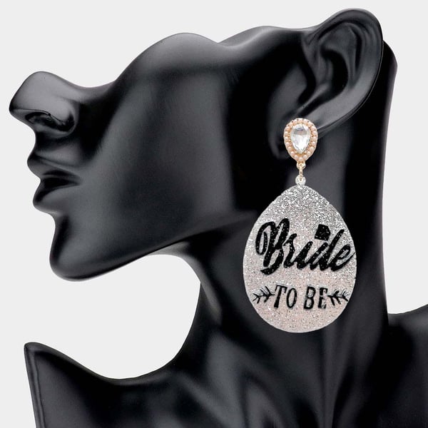 Image of BRIDE TO BE EARRINGS