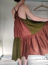 Camelia - terracotta / olive / nude