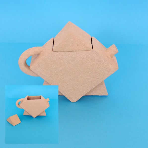 Image of Triangular Teapot