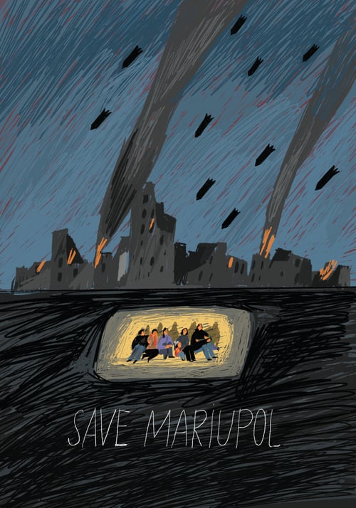 Image of Sentimientos de guerra. 8 + 1 ilustradores ucranianos una mirada sobre la guerra