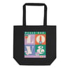Peace and love eco tote 