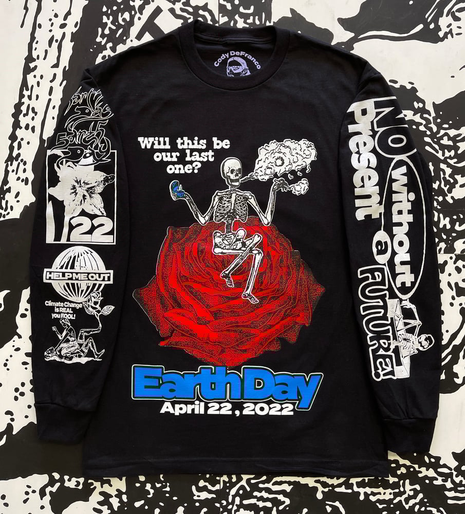 Image of EARTH DAY 2022 (BLACK LONG SLEEVE)