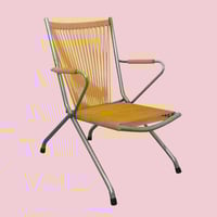 Image 1 of Chaise enfant scoubidou jaune