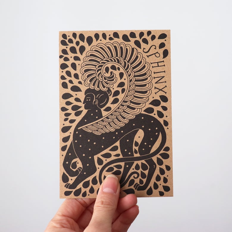 Image of Sphynx - Mythical Beasts Postcard