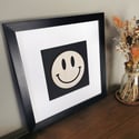 Smiley Face - Embossed Gold or wood Picture