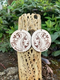 Image 4 of Bad Women from the Good Land Circle Earrings