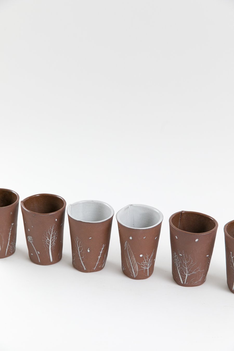 Image of Tall Brown Garden Tumblers