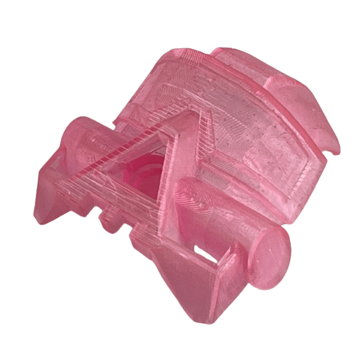 Bionicle Kanohi Kaukau Resin printed Trans Pink DuckBricks