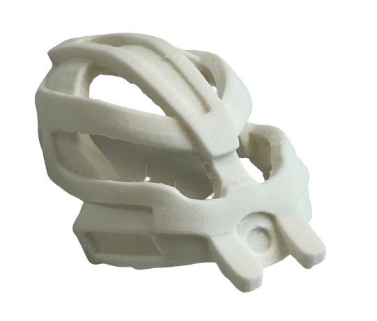 Image of Bionicle Toa Hagah Bomonga's Kanohi by Galva (FDM Plastic-printed, White)