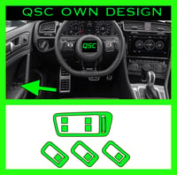 X4 Vw Golf Mk7/7.5 Window switch surround overlay stickers 