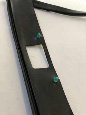 Image of For Honda CRX 1989-1991 Front Door Sub Seals Set New 72325-SH2-A21 72365-SH2-A21