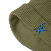LA Vault Ribbed Beanie "Olive Green"