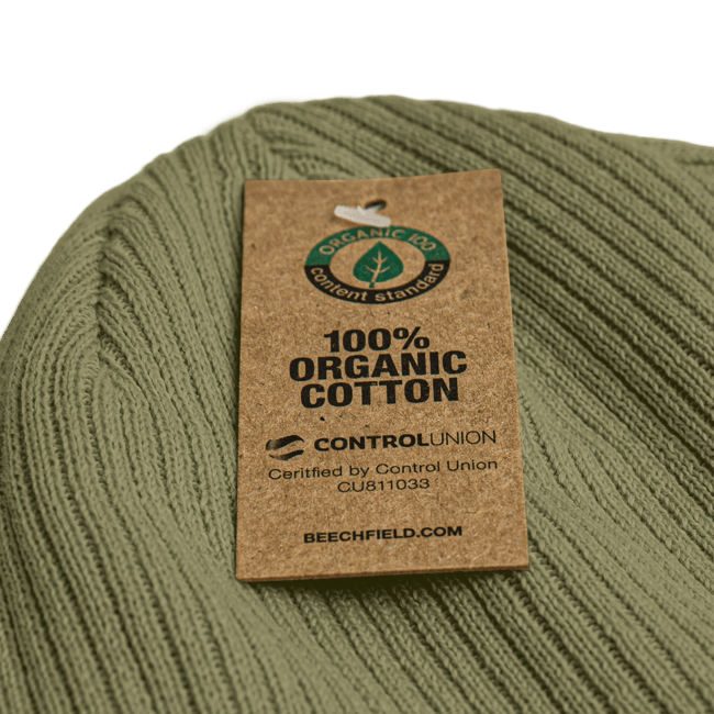 LA Vault Ribbed Beanie "Olive Green"