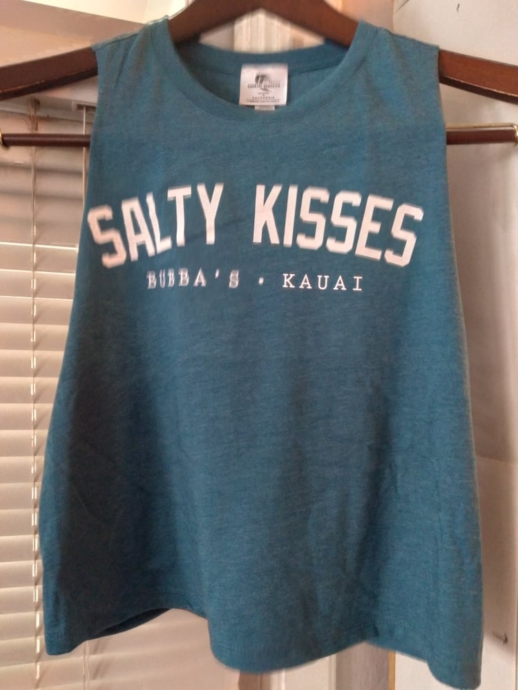 Image of Ladies Crop Tank - Salty Kisses