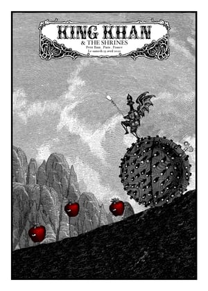 KING KHAN AND THE SHRINES gig poster - Petit Bain Paris April 22