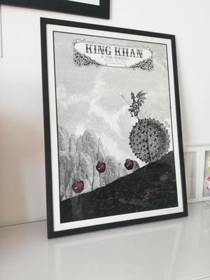 KING KHAN AND THE SHRINES gig poster - Petit Bain Paris April 22