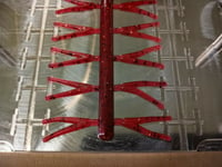 Image 4 of Aluminum Injection Bait Mold, 4 inch Fork Tail Minnow - TAIL SECTION ONLY