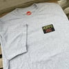 HOPPS x Quartersnacks Snackman - póló - szürke