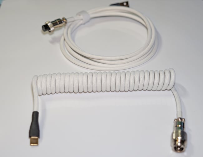 Wave 3 - Coiled Aviator Cables |Black Connectors| (GX16 5 Pin)