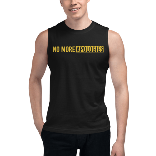 Image of No More Apologies "New Logo" Unisex (Tank Top) Shirt