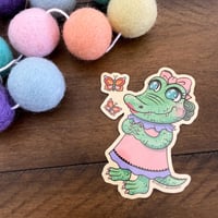 Image 2 of Gator Girl Sticker