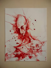 Nosferatu (original blood painting)