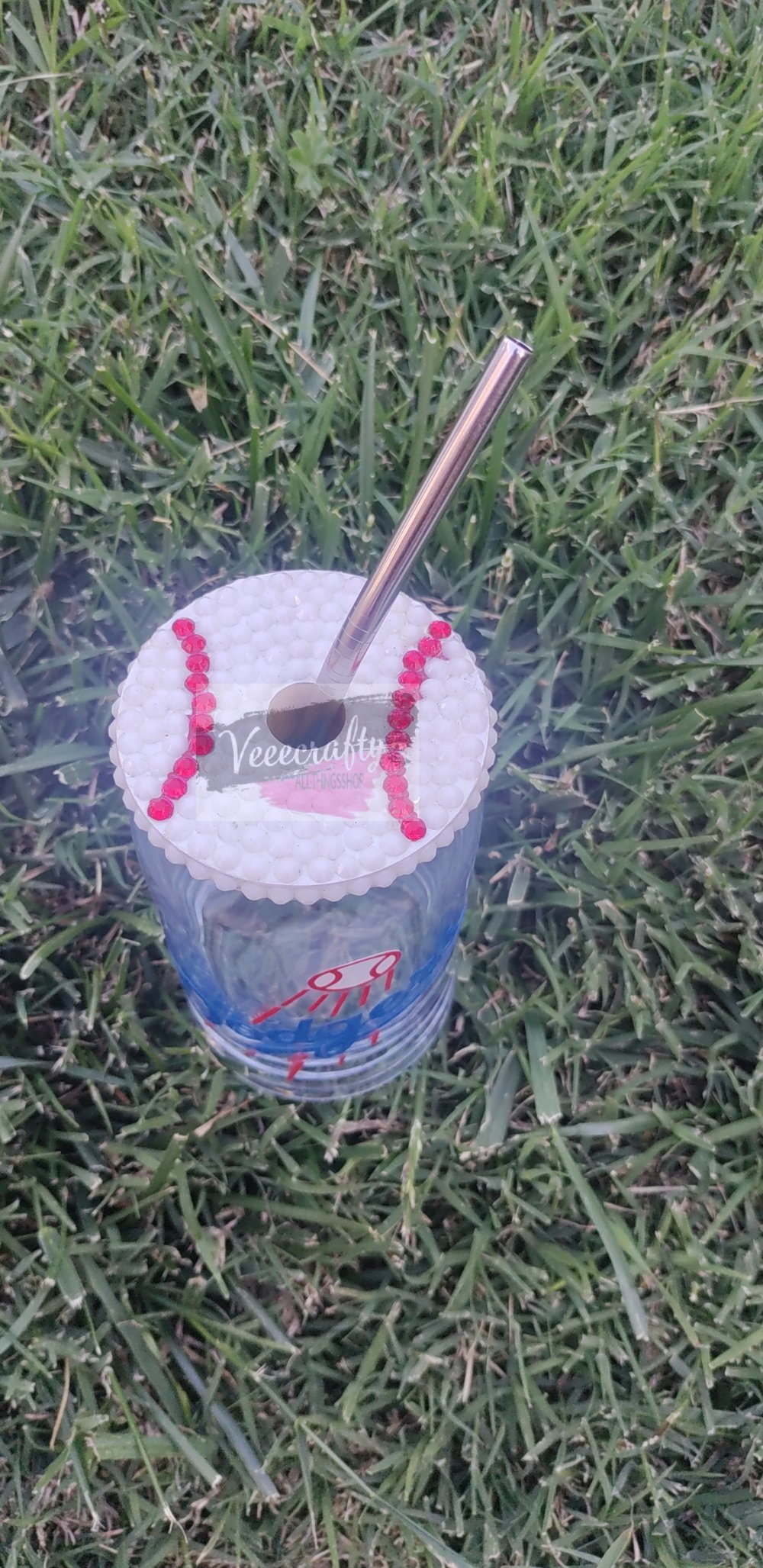 Image of Dodgers glass can 2 styles PRE-ORDER