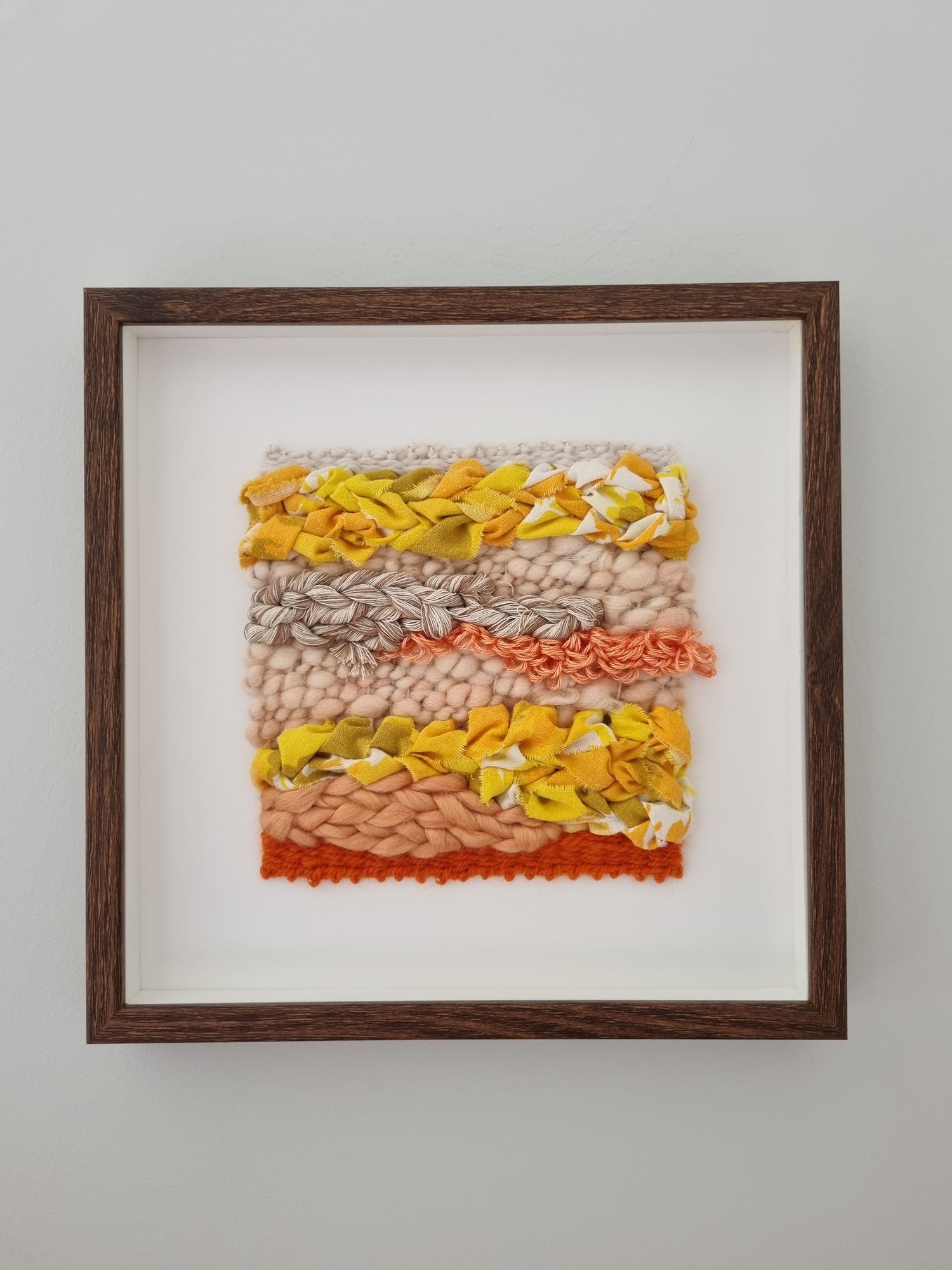 Image of Framed Weaving - Sunny