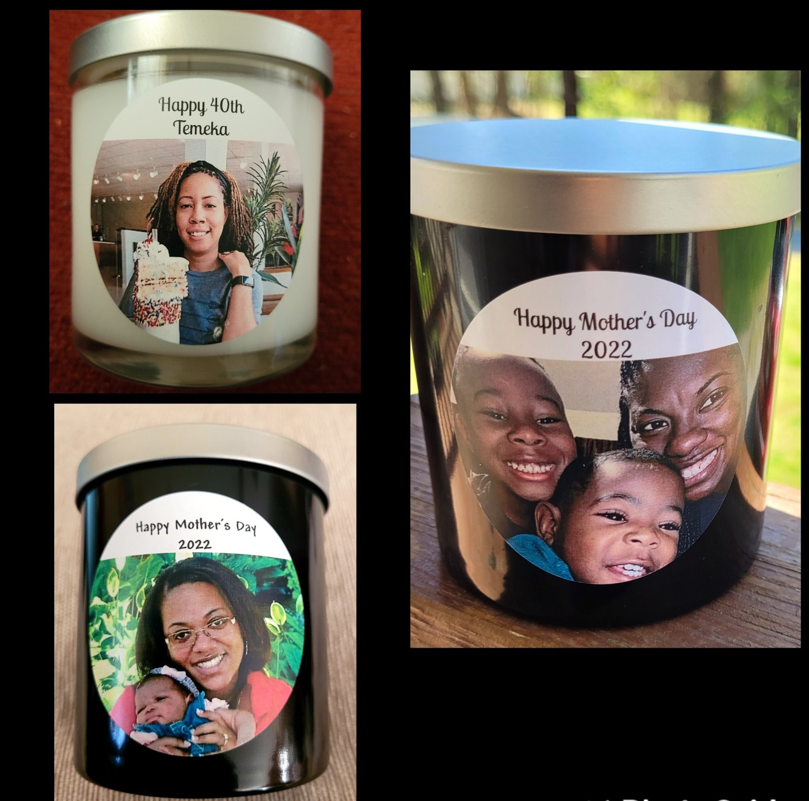 Personalized Custom Candles