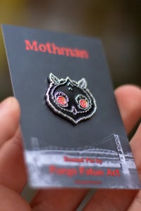 Image 2 of Mothman Enamel Pin