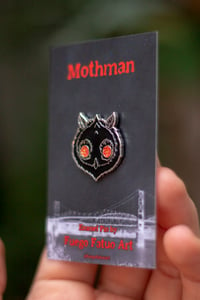 Image 3 of Mothman Enamel Pin