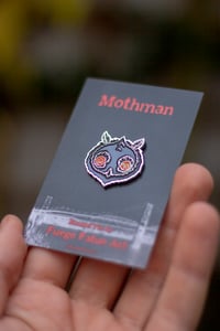 Image 4 of Mothman Enamel Pin