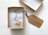 Handmade songbird necklace: Dove