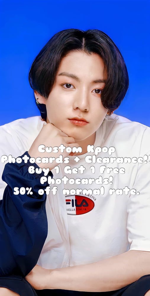 Image of Custom Kpop Photocards Clearance