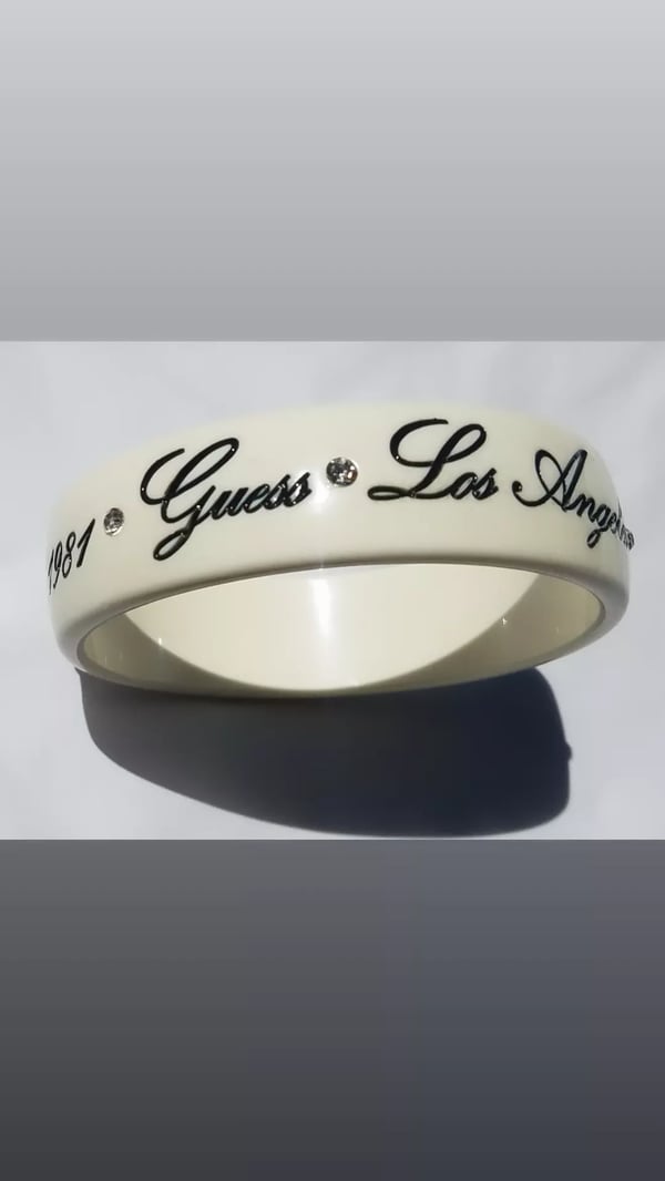 Image of Guess Los Angeles Est. 1981 Bangle Bracelet 