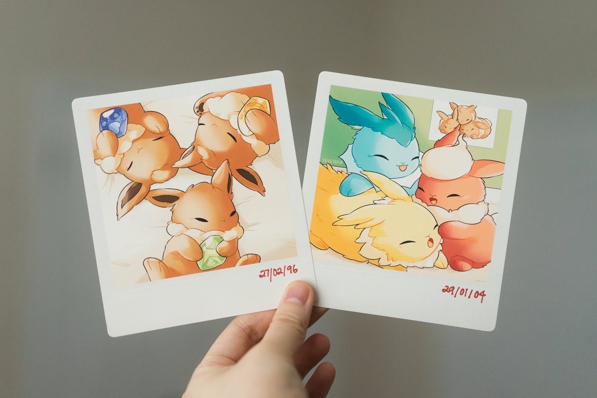 Pokemon Gold/silver/crystal: Johto Trainers & Starters Print