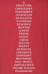 Image 4 of I TEACH THEREFORE I AM….BENEFITTING THE LEUKEMIA & LYMPHOMA SOCIETY -Preorder