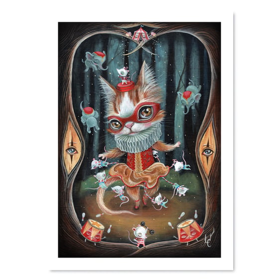 Image of Le Cirque de Mouser (Mini Print)