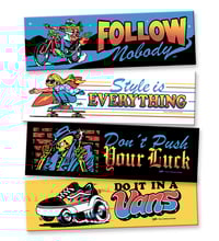 Bumper Stickers pack X4