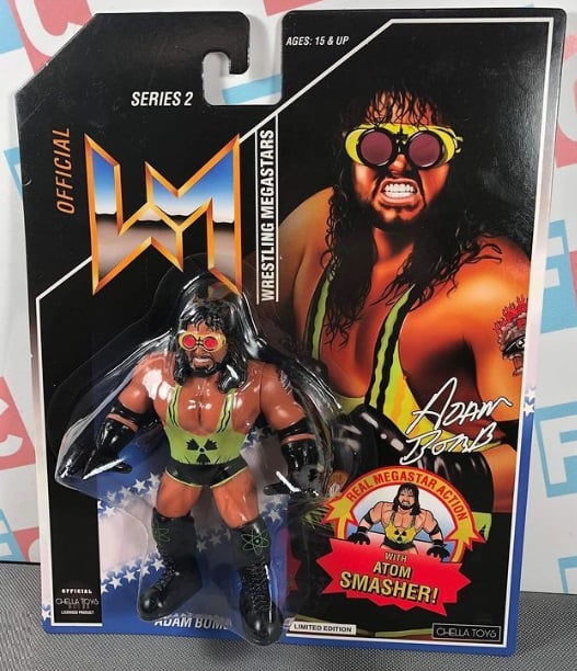 Image of **IN STOCK** --BRYAN CLARK wrestling megastars series 2 figure by chella toys