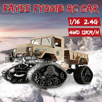 Image 1 of 1:16 Remote Control 4WD Military Army Truck 12km/h Fast Off-Road Car RC Control Kids Toy