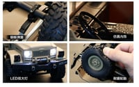 Image 4 of 1:16 Remote Control 4WD Military Army Truck 12km/h Fast Off-Road Car RC Control Kids Toy