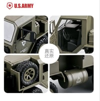 Image 4 of 1:12 50cm Remote Control 6WD Military Army Truck 20km/h FAST Off-Road Car RC Kids Toy