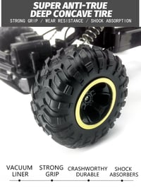Image 4 of BIG 1:12 4WD Monster Truck Off-Road Buggy Rock Crawler Kids Toy Remote Control Car