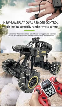 Image 1 of 1:16 GESTURE Sensing RC Control Car Monster Truck 4WD Remote Drift Rock Crawler