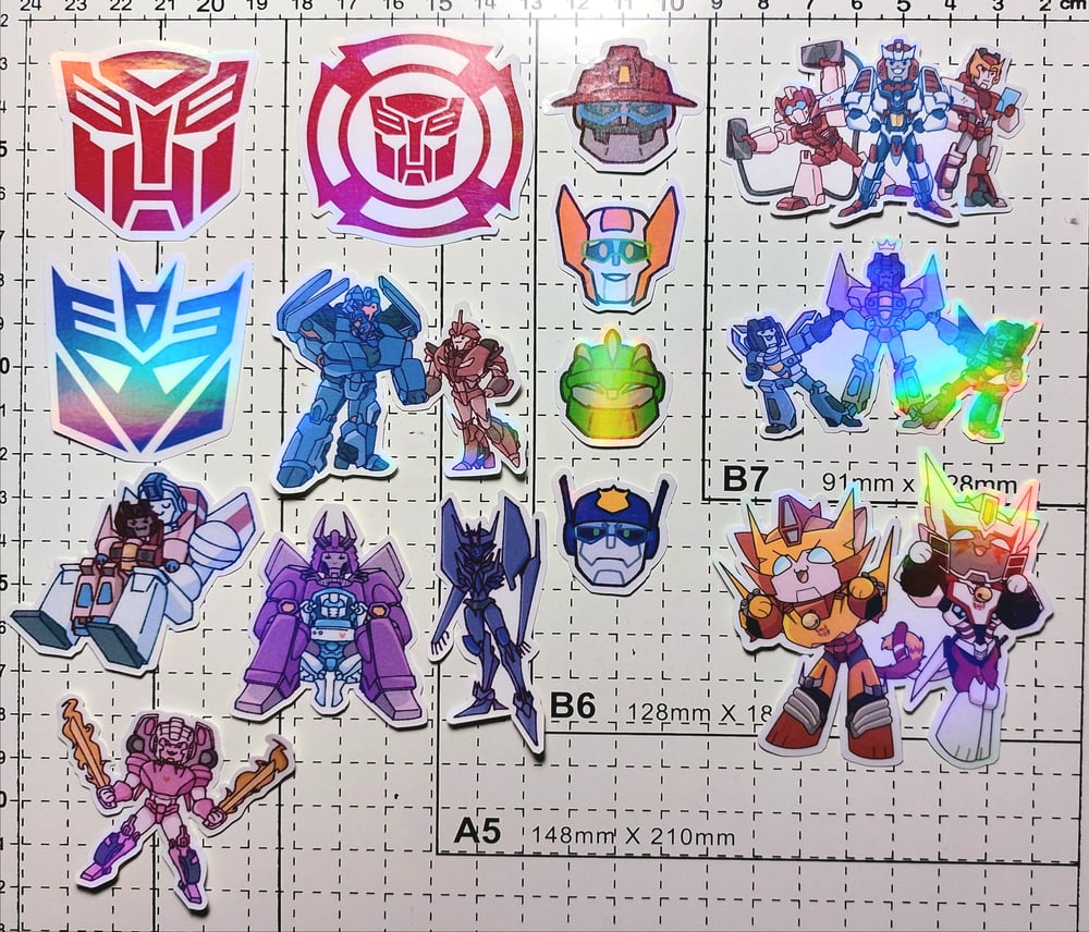 Transformers Stickers Bonanza