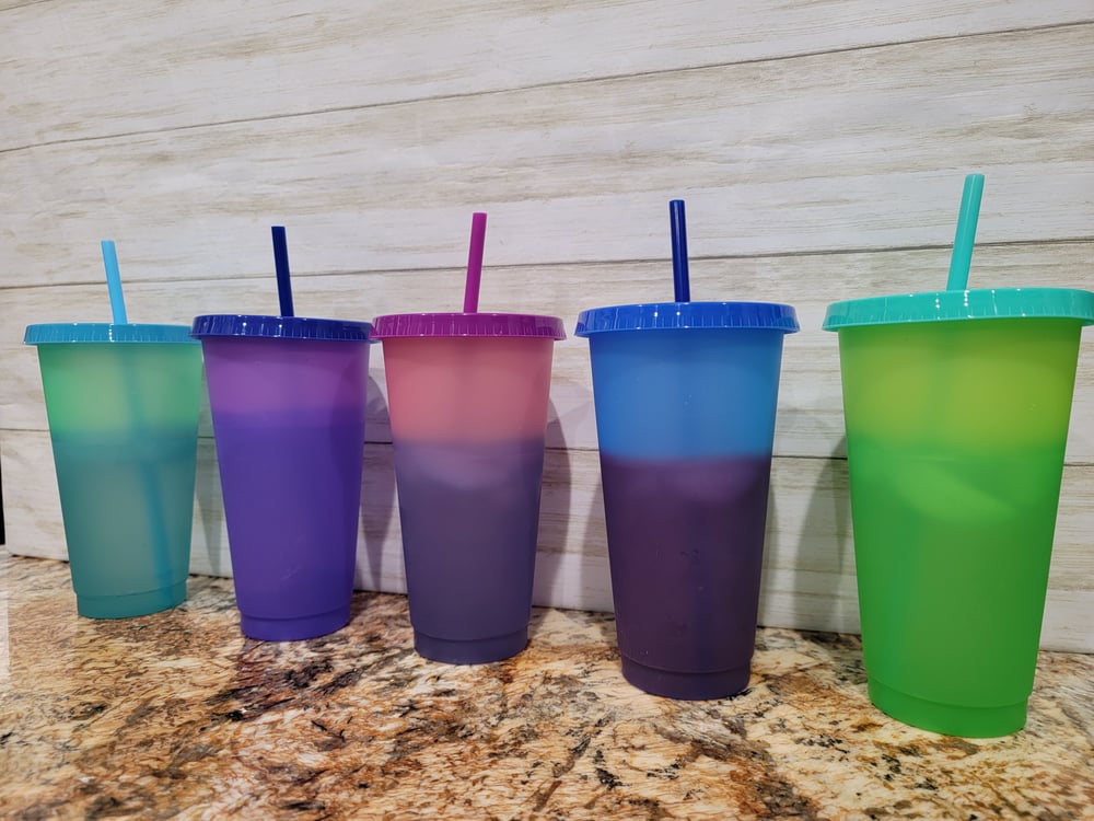 Personalized Color changing cups