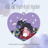 [Belle]Heart Soft Purple Acrylic Keychain[Pre-Order]