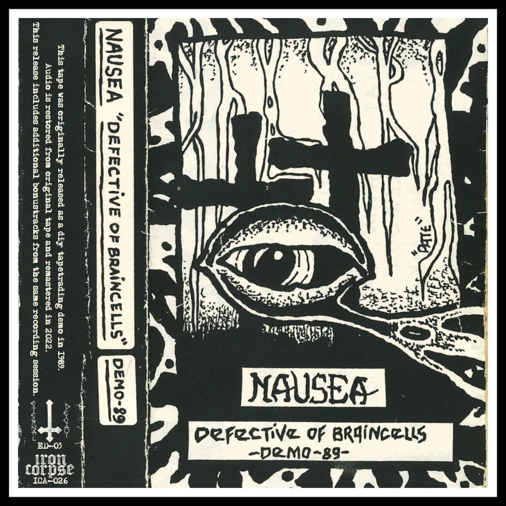Image of Nausea - Defective Of Braincells Demo 1989 Cassette